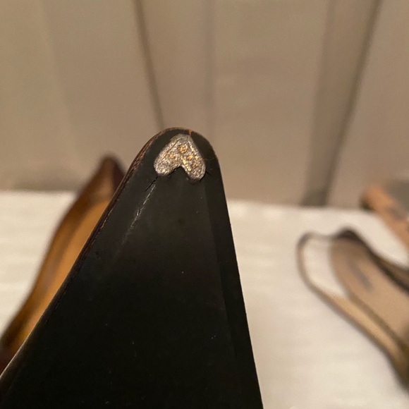 Yves St Laurant dark brown leather  pumps - Picture 4 of 12